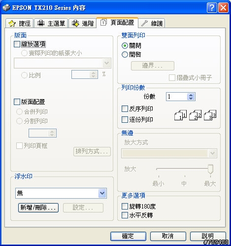 「使用分享」EPSON STYLUS TX210多功能複合機