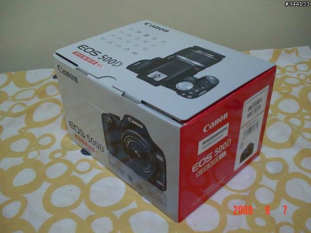 canon 500D 新手開箱-->新機入手的喜悅~~~