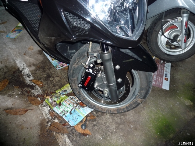 雷霆racing化油版150陶碟改FRANDO幅卡