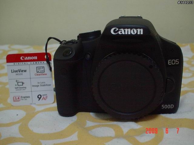 canon 500D 新手開箱-->新機入手的喜悅~~~