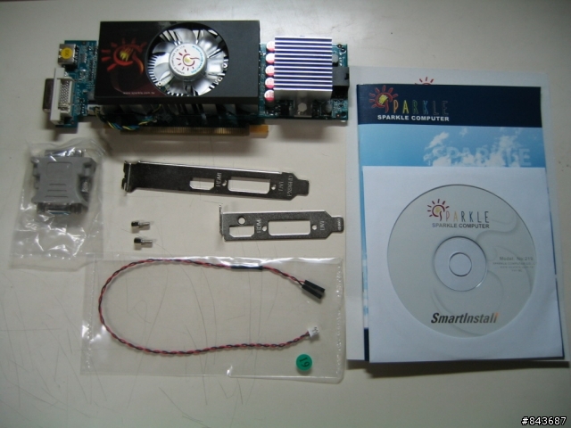 SPARKLE 9800GT Low Profile 不專業測試開箱分享