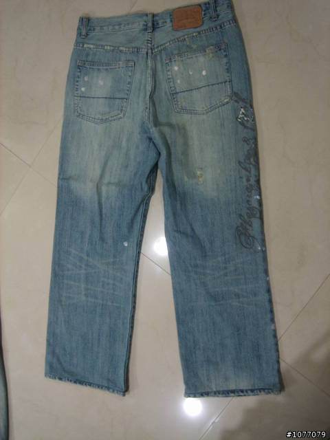 ((分享收藏))abercrombie&fitch 早期手工牛仔褲 圖多