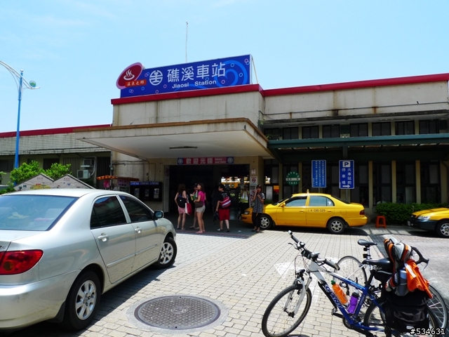 (車站收集) 35度C天空下的藍色區間車 *單車環島*