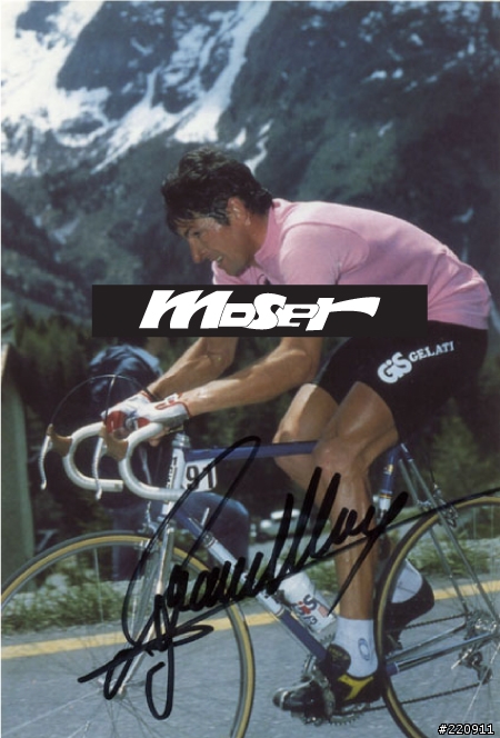 夏日炎炎,義系老鋼管-1985 Francesco Moser 曬太陽囉!