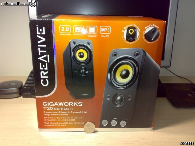 音樂系平價喇叭首選 Creative T20 II 簡單開箱!!