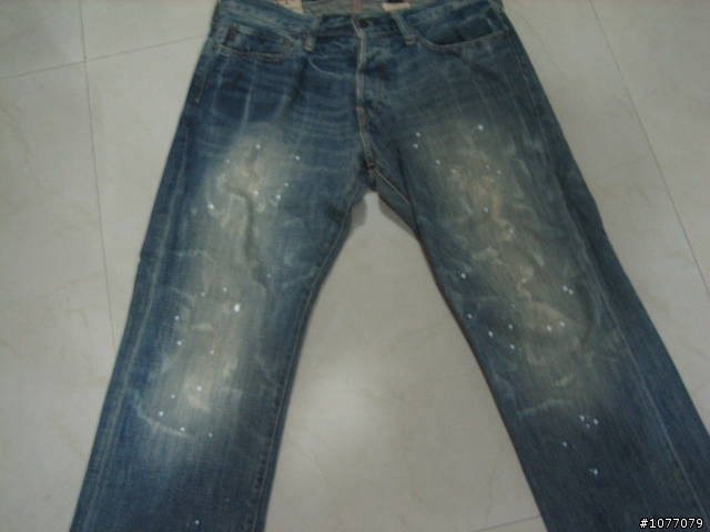((分享收藏))abercrombie&fitch 早期手工牛仔褲 圖多