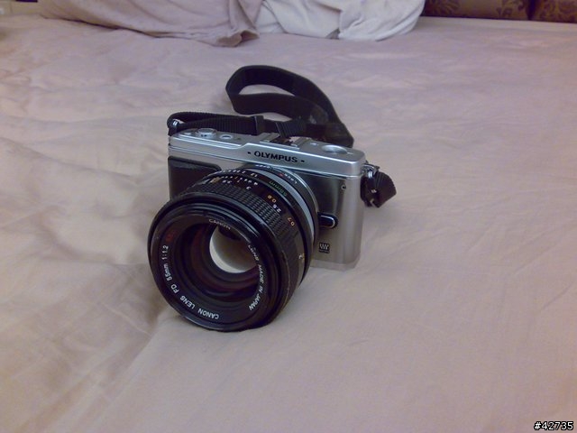 我今天也E-P1了 點心世界 Leica Summicron-M 50mm F2 手動對焦之 Info Info Info Info (原 FD 55mm F1.2)