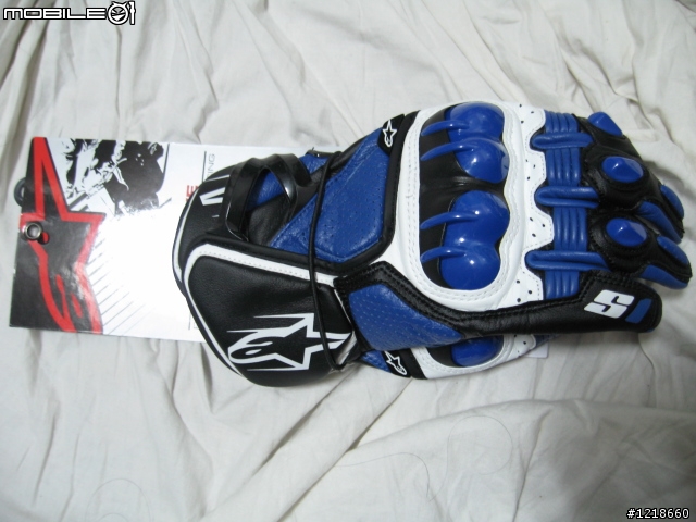 開箱文 alpinestars 頂級 短手套 S1