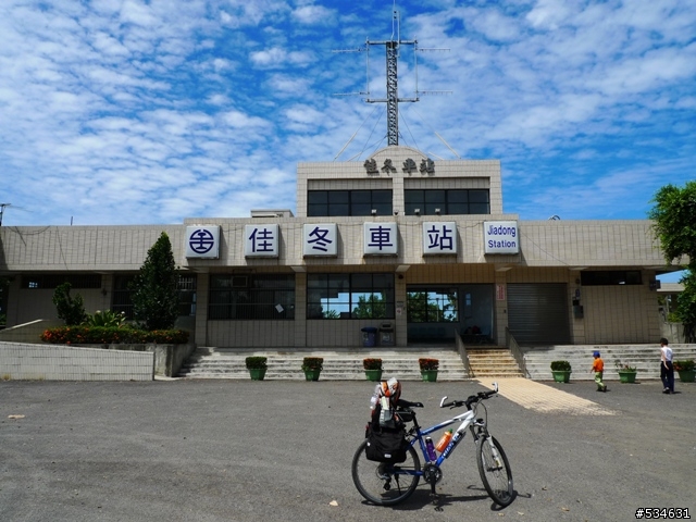 (車站收集) 35度C天空下的藍色區間車 *單車環島*