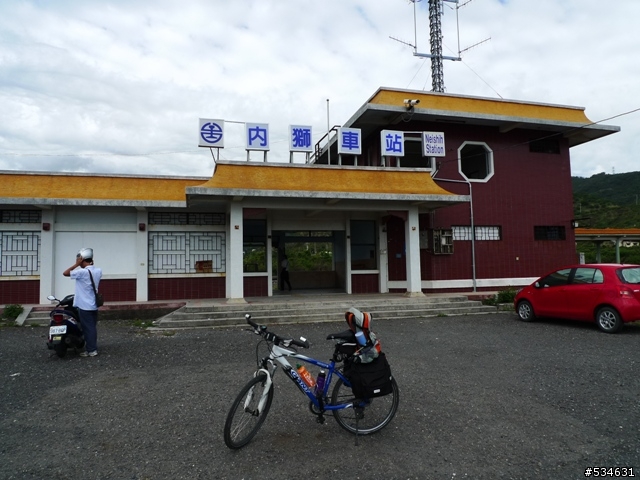 (車站收集) 35度C天空下的藍色區間車 *單車環島*