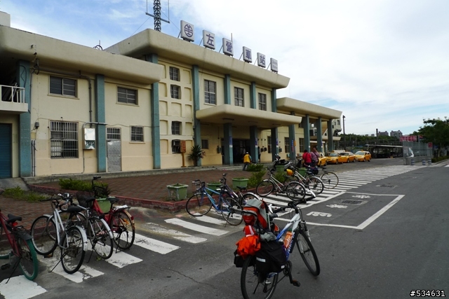 (車站收集) 35度C天空下的藍色區間車 *單車環島*