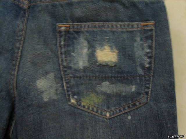 ((分享收藏))abercrombie&fitch 早期手工牛仔褲 圖多