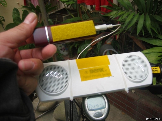 DIY 最夯的腳踏車用MP3+擴大器 2w+2w(非買喇拗 +3000 非單音 非弱音),記的調節音量不要妨礙別人!