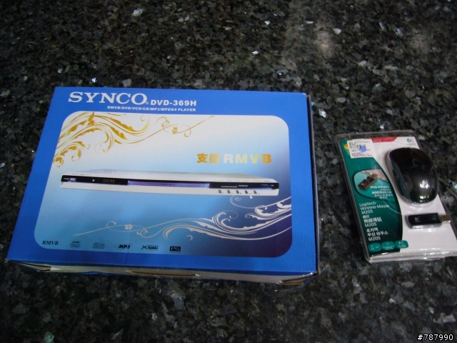 SYNCO DVD-369H(RMVB)DVD播放機開箱啦~~
