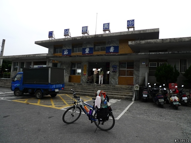 (車站收集) 35度C天空下的藍色區間車 *單車環島*