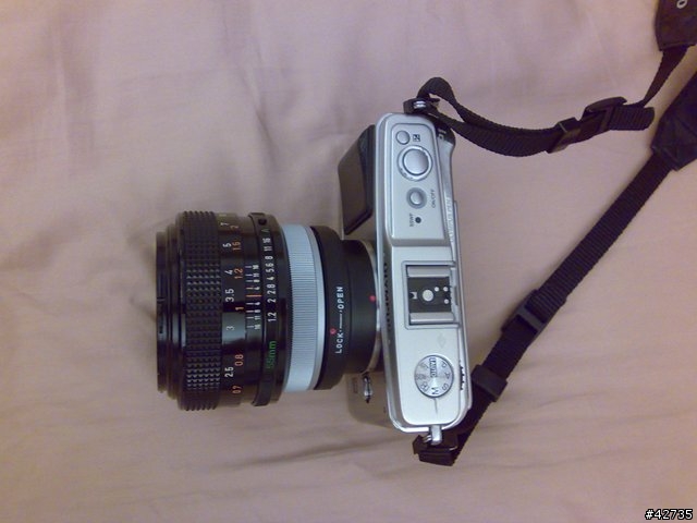 我今天也E-P1了 點心世界 Leica Summicron-M 50mm F2 手動對焦之 Info Info Info Info (原 FD 55mm F1.2)