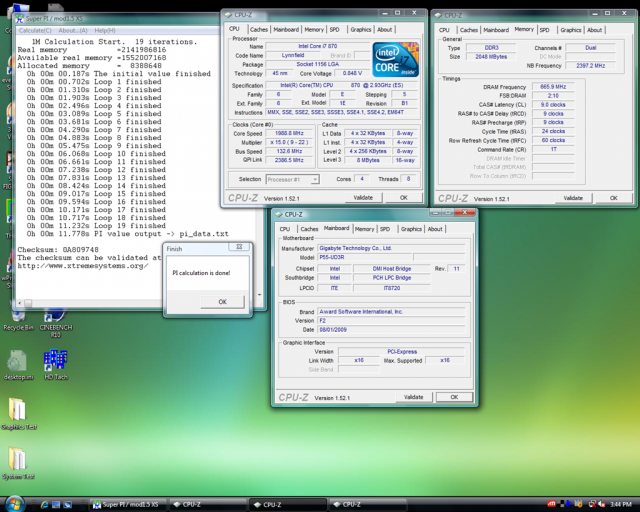 GIGABYTE P55-UD3R 不專業效能測試文