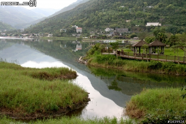在「鯉魚潭」旁享受美麗的下午茶時光...
