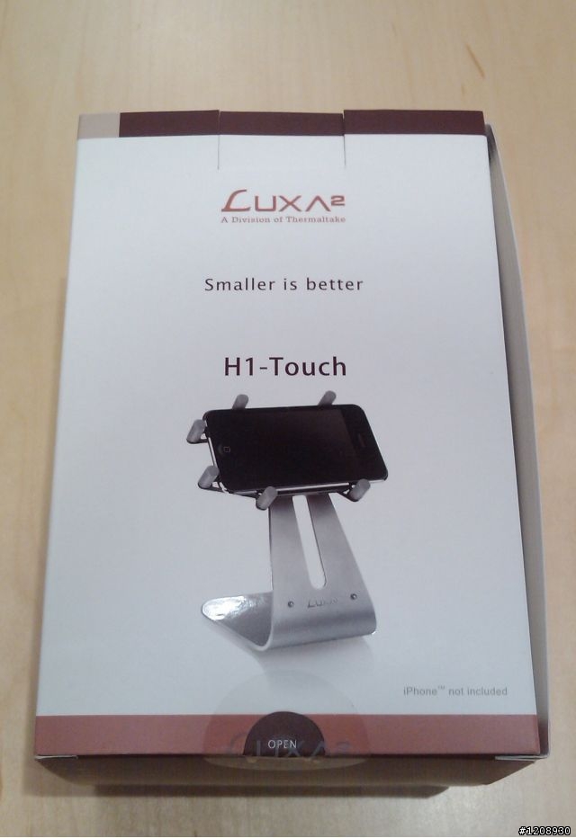 『開箱文』六爪怪iPhone手機架 Luxa2 H1-Touch