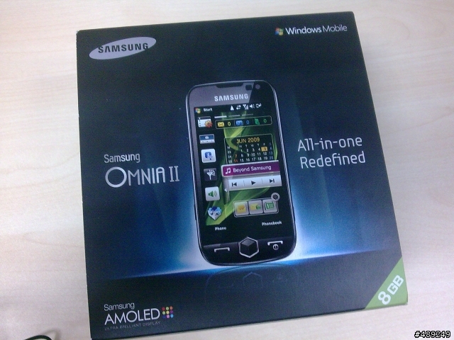 SAMSUNG OMNIA II GT-I8000 新加坡開箱