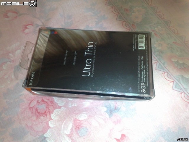 馬來西亞無約無鎖iPhone 3GS + SGP ultra thin + art 開箱記
