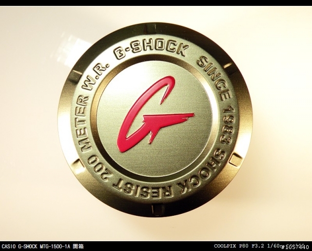 生日禮物 CASIO G-SHOCK MTG-1500-1A 開箱分享