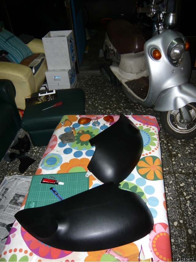 YAMAHA 10年老車 VINO 50 大變身 二代車頭加全皮革