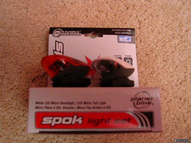 不專業開箱文--Planet bike Spok light set