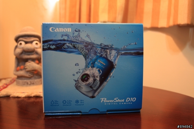 【簡易開箱文】Canon PowerShot D10 父親節颱風天開箱!!!