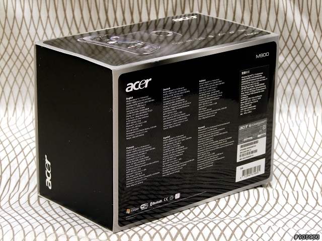 【開箱】遲來的敗家 - Acer M900 3.5G『指紋辨識』滑蓋觸控手機