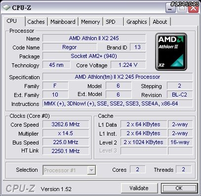 AMD x2 245 & ATI 4670 - 簡單測試報告