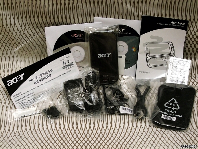 【開箱】遲來的敗家 - Acer M900 3.5G『指紋辨識』滑蓋觸控手機
