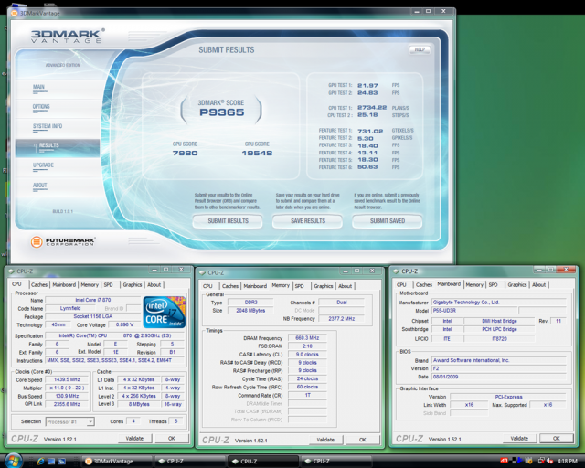 GIGABYTE P55-UD3R 不專業效能測試文