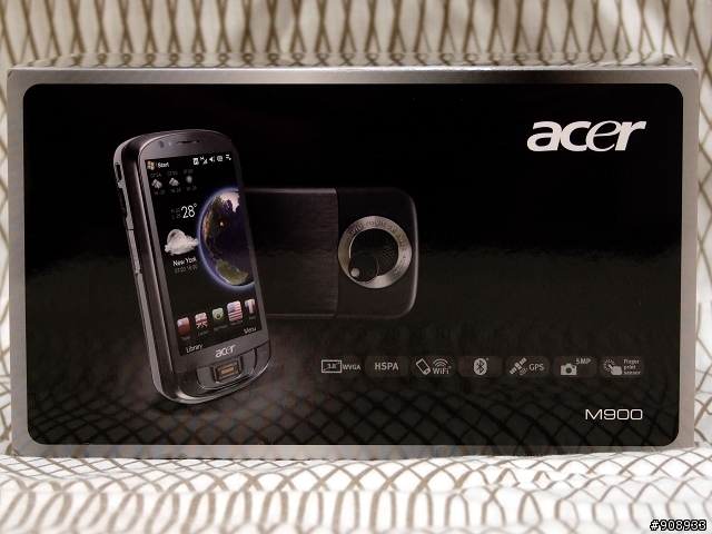 【開箱】遲來的敗家 - Acer M900 3.5G『指紋辨識』滑蓋觸控手機