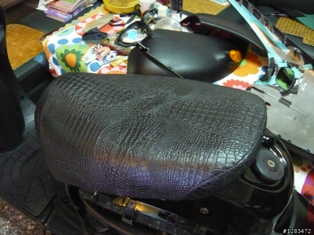 YAMAHA 10年老車 VINO 50 大變身 二代車頭加全皮革