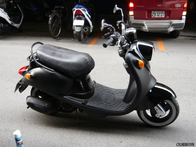 YAMAHA 10年老車 VINO 50 大變身 二代車頭加全皮革