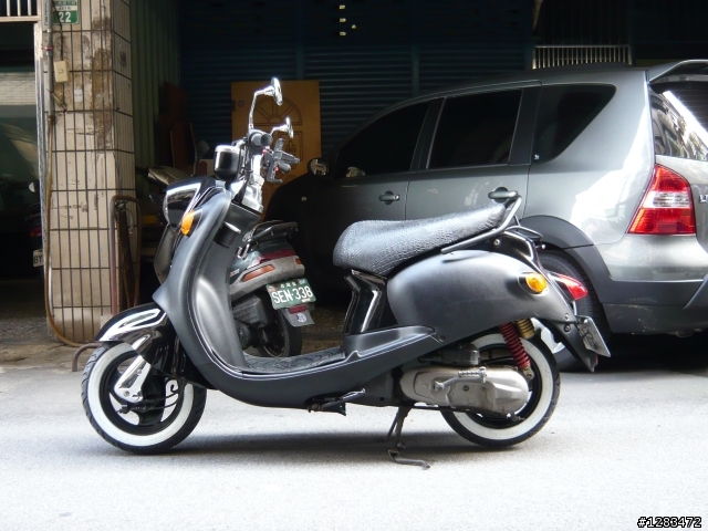YAMAHA 10年老車 VINO 50 大變身 二代車頭加全皮革