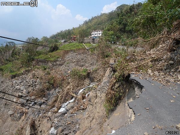 高雄茂林六龜災區道路狀況實景