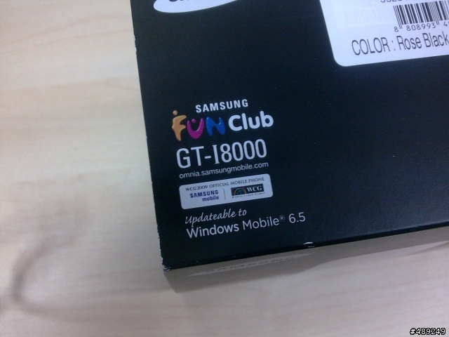 SAMSUNG OMNIA II GT-I8000 新加坡開箱