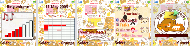 【176X220】新手試作 懶熊主題 附營保 NEW新增懶熊妹=)
