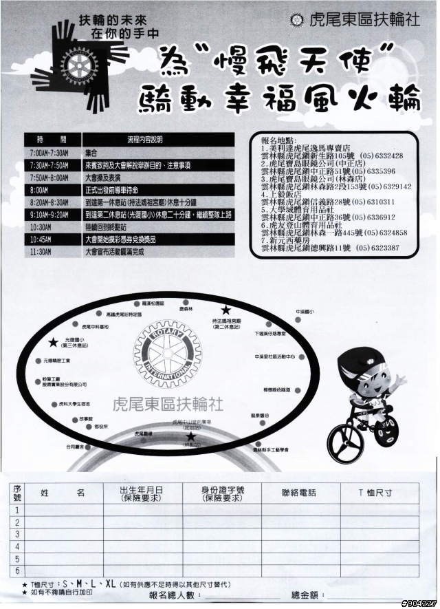 為〝慢飛天使 〞、騎動幸福風火輪
