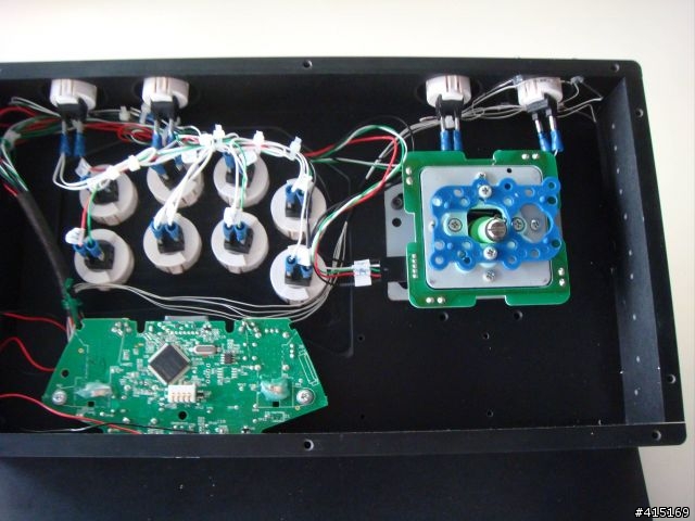 光學搖桿 PS2搖桿 FIGHTING STICK2搖桿改PS3無線藍芽搖桿(三和光學+三和按鈕完全移植)