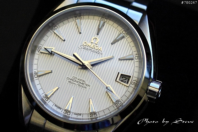 OMEGA 海馬 Aqua Terra 對錶(銀乳白色)