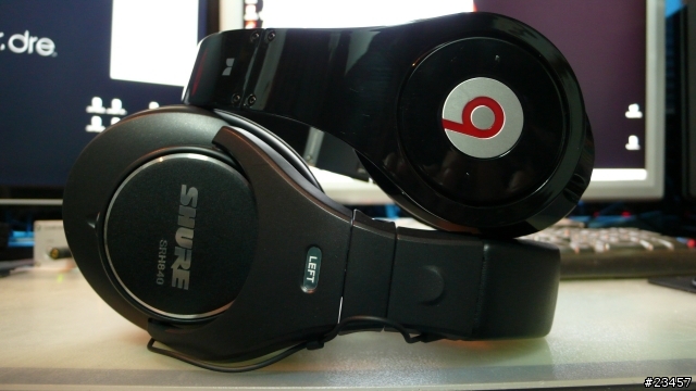 (分享)SHURE 新款耳罩 SRH-840(開箱)-新增Beats by Dr. Dre VS SHURE SRH-840PK賽