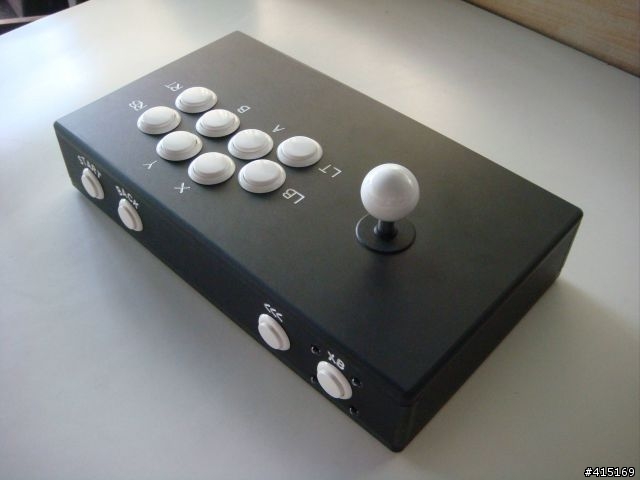 光學搖桿 PS2搖桿 FIGHTING STICK2搖桿改PS3無線藍芽搖桿(三和光學+三和按鈕完全移植)