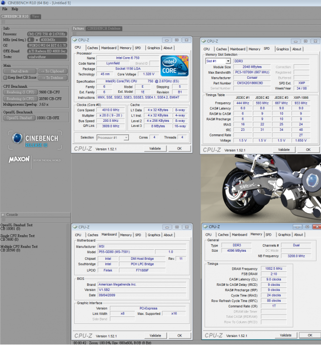 Intel LGA 1156解析第三部-MSI P55-GD80 OC GENIE系統實測