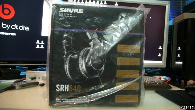 (分享)SHURE 新款耳罩 SRH-840(開箱)-新增Beats by Dr. Dre VS SHURE SRH-840PK賽