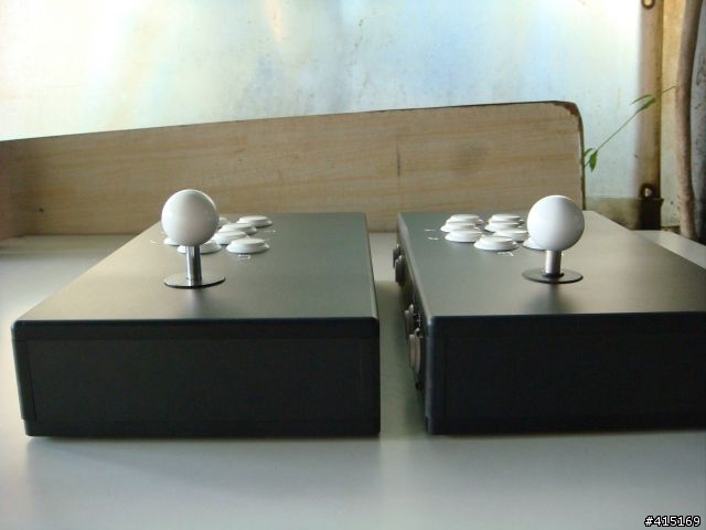 光學搖桿 PS2搖桿 FIGHTING STICK2搖桿改PS3無線藍芽搖桿(三和光學+三和按鈕完全移植)