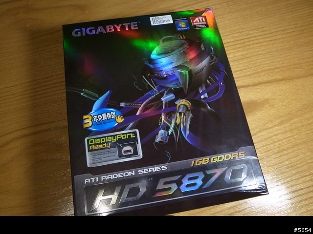 ATI新卡王--技嘉HD 5870入手開箱+改裝利民T-RAD2 GTX紀實!!