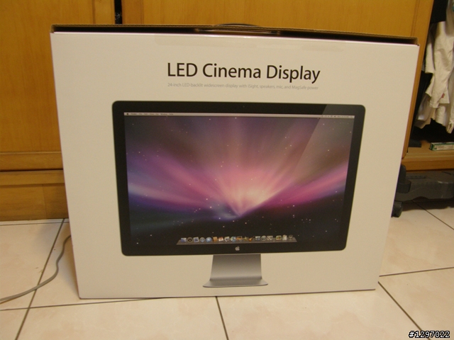 【開箱】15吋MBP+APPLE 24吋LCD=100分